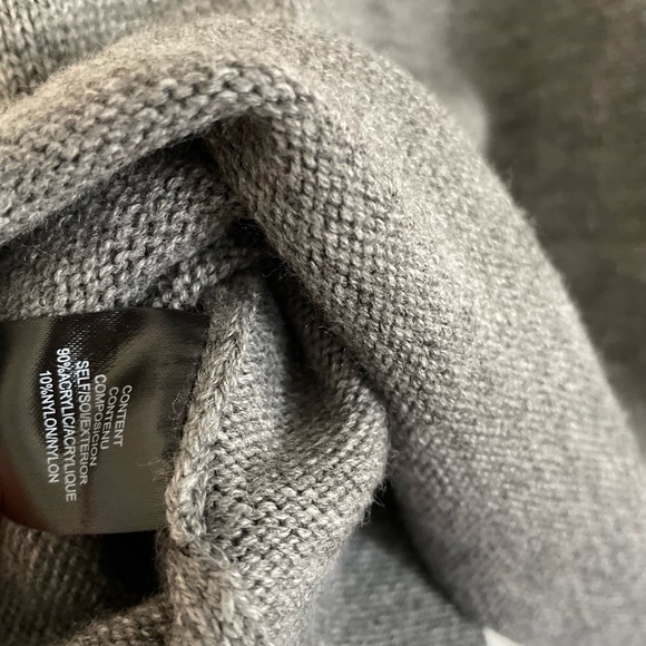 WAYF Morela Turtleneck Sweater‎ Dress in Grey - Picture 7 of 7